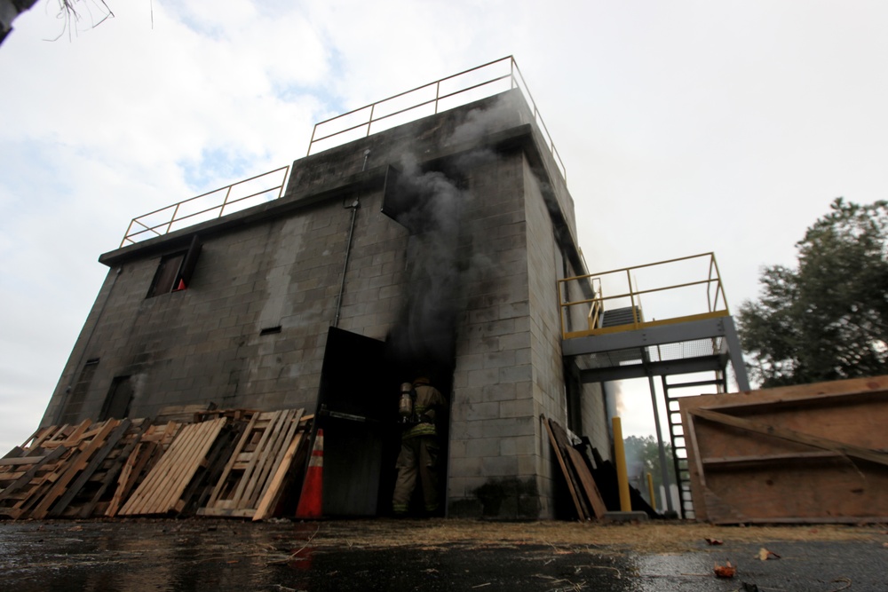 Live-fire training aboard MCAS Beaufort