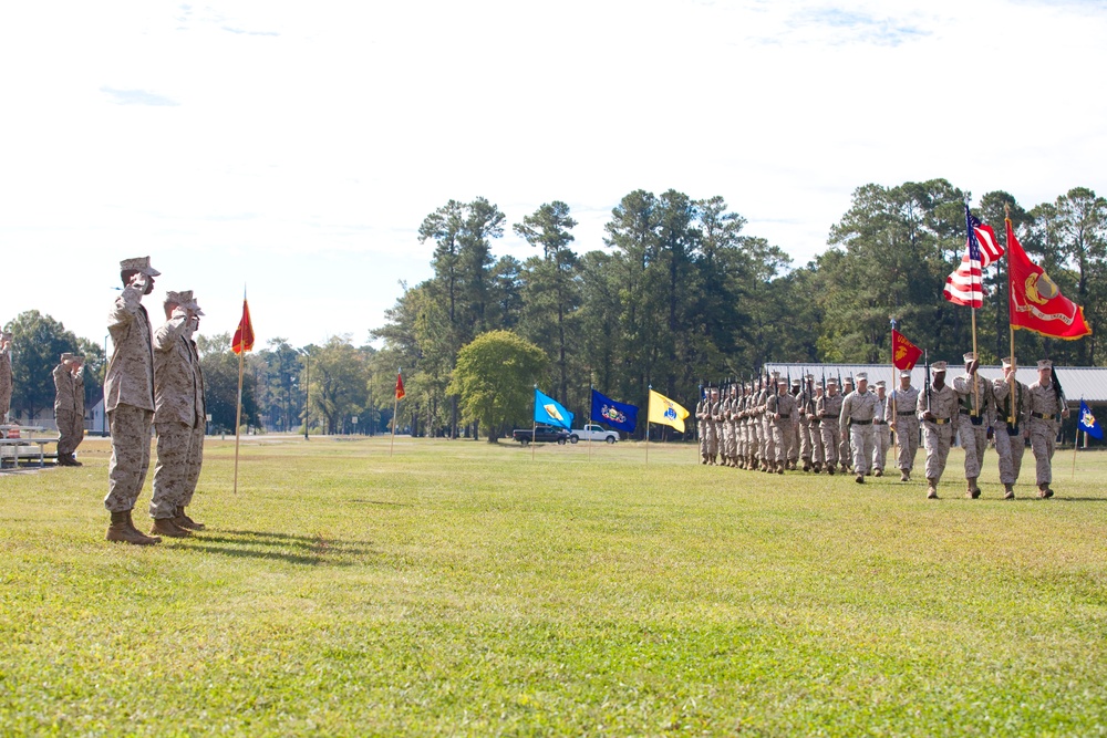 Headquarter's and Support Battalion Relief and Appointment Ceremony