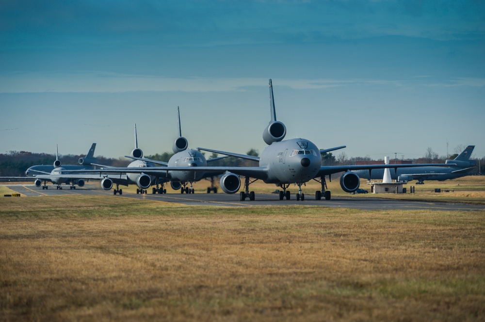 305th airmen, aircraft walk the walk