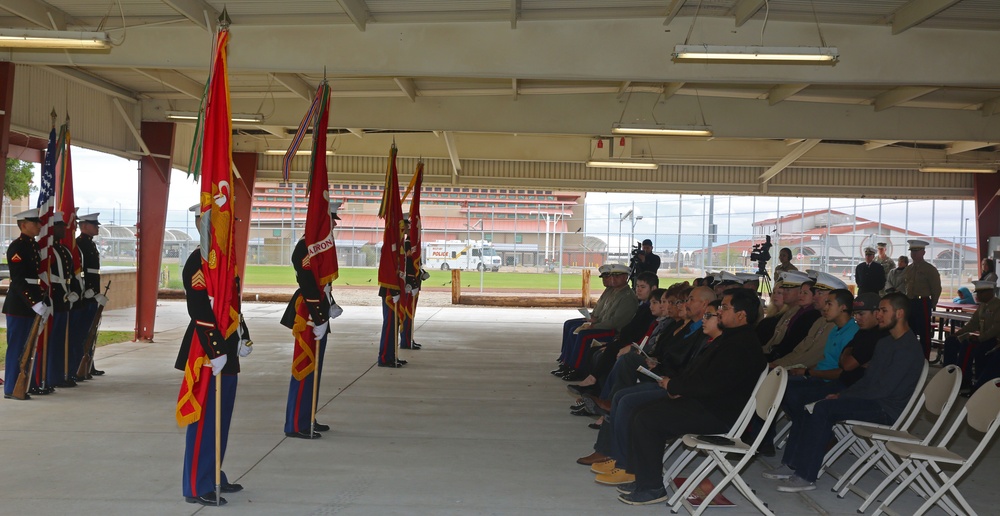 MCAS Yuma Memorial Sports Field Complex Dedication Ceremony