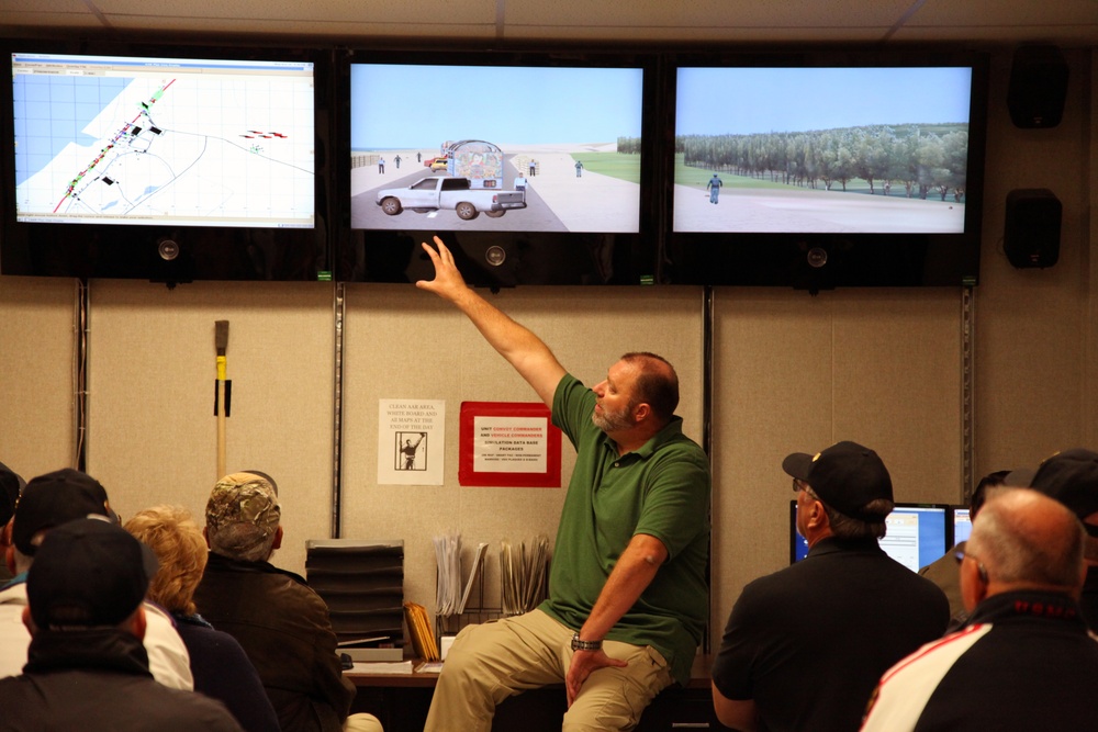 Veterans tour Combat Center