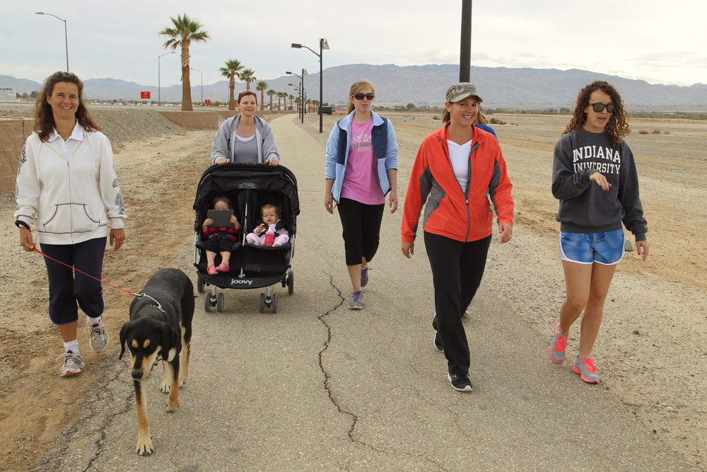 Sweating Bullets walk the PFT track