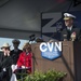 Christening ceremony for USS Gerald R. Ford