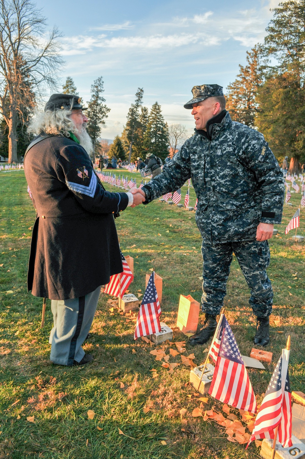 Sailors help commemorate Gettysburg Address