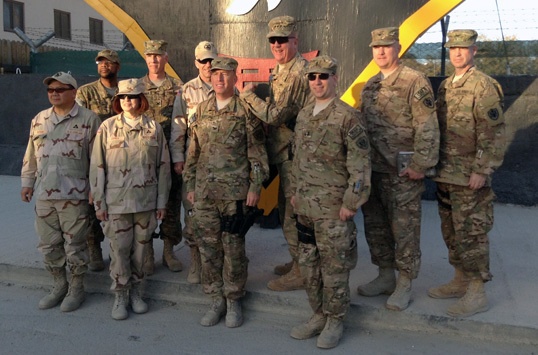 DLA general visits customers, employees in Afghanistan, Kuwait