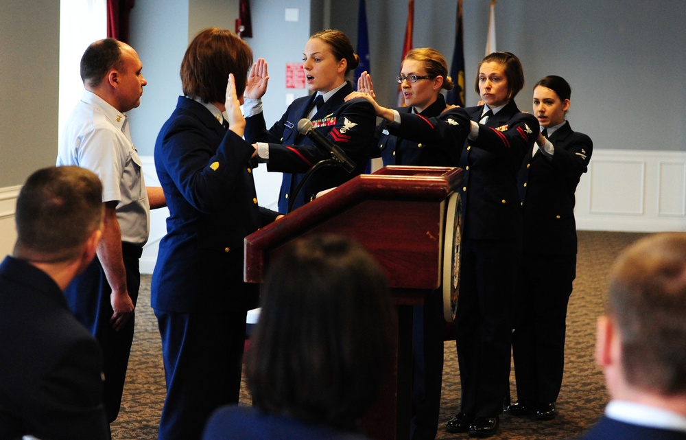 Coast Guard Enlisted Association Bay State Branch installing ceremony