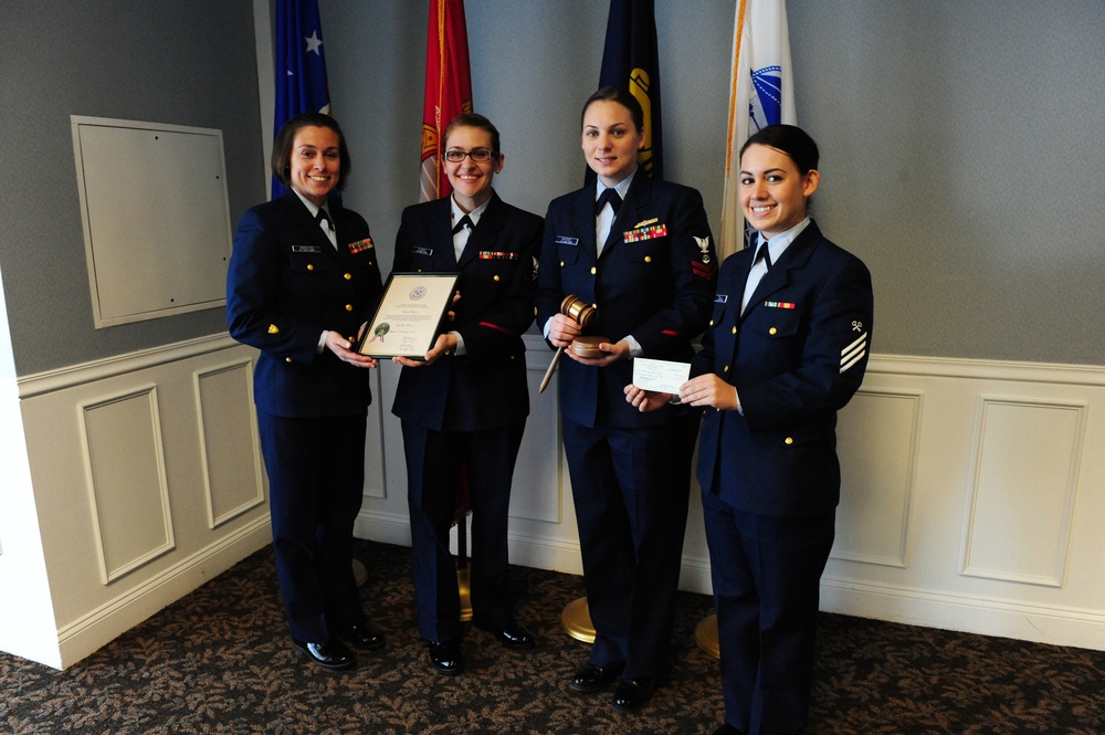 Coast Guard Enlisted Association Bay State Branch installing ceremony