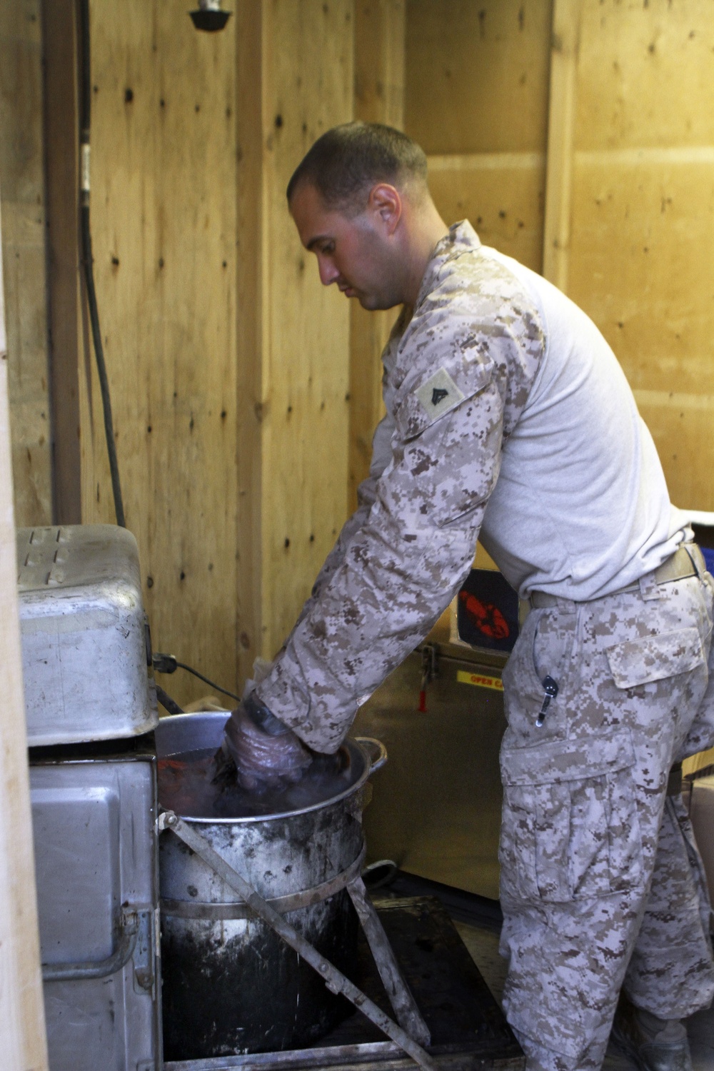 Dinner is served Marine cook awarded “Cook of the Year” for Marine Corps Reserves