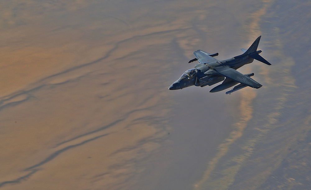 Aerial refueling exercise
