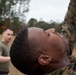 SOI-E Marines perform in a squad competition