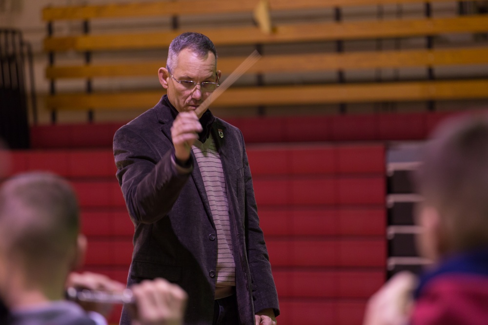 Marines prepare for Macy’s Thanksgiving Day Parade