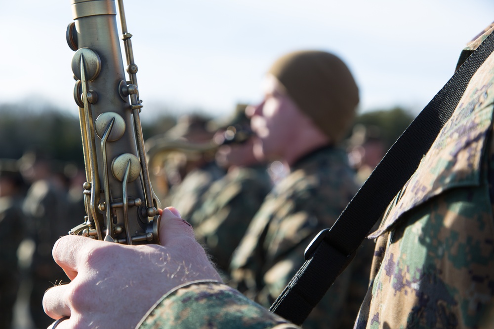 Marines prepare for Macy’s Thanksgiving Day Parade