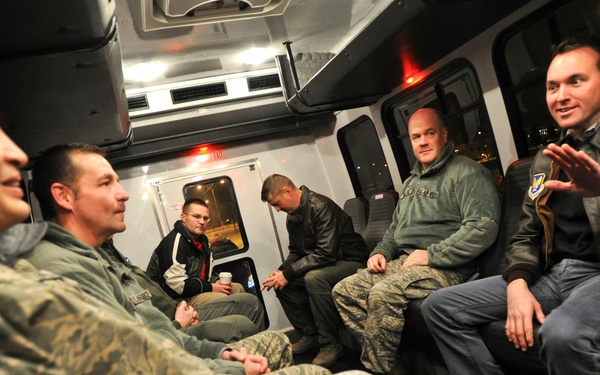 Acting secretary of the Air Force meets JBER airmen