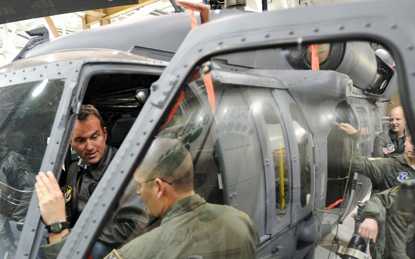 Acting secretary of the Air Force meets JBER airmen