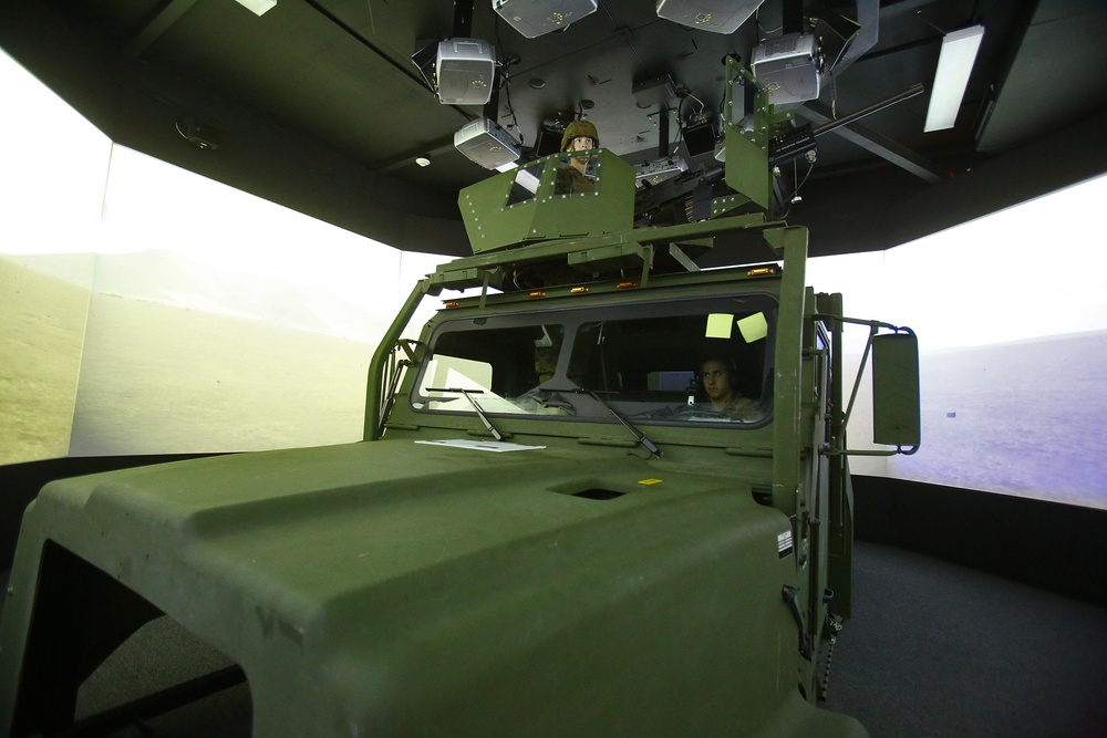 Virtual training: Marines conduct Combat Convoy Simulator training