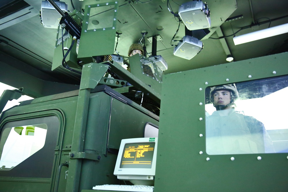 Virtual training: Marines conduct Combat Convoy Simulator training