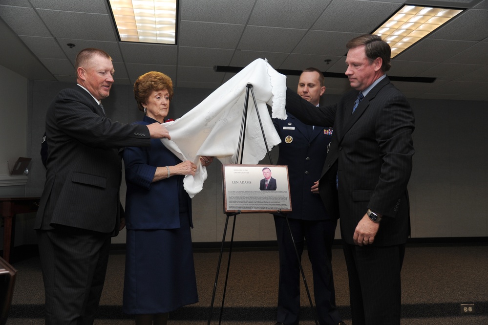 Wolfe Hall auditorium dedication
