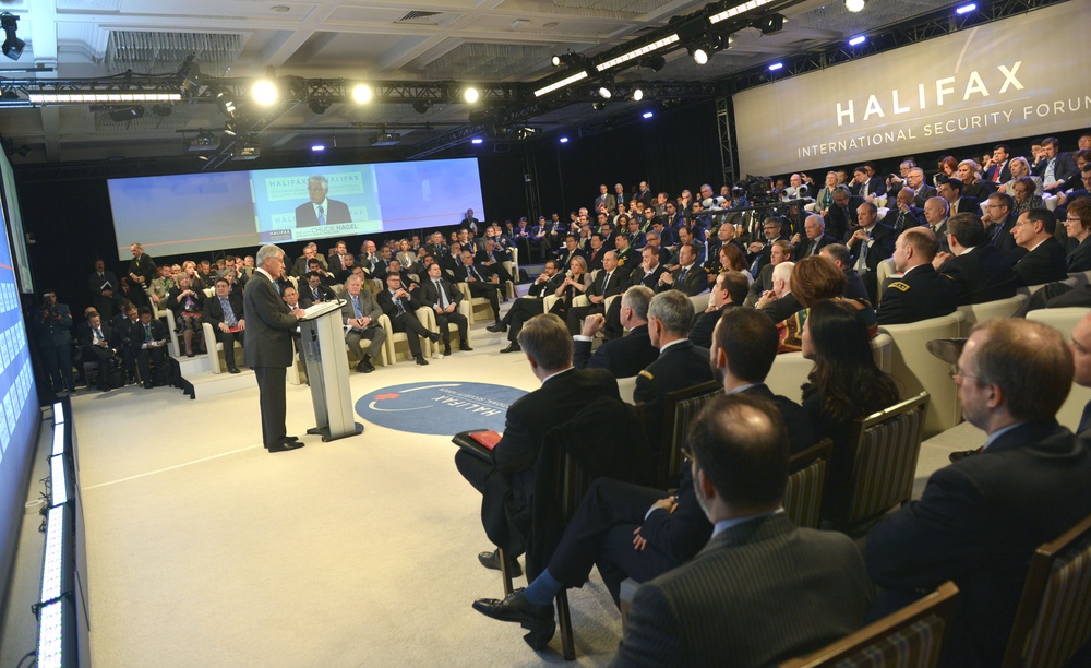 Hagel at the 2013 Halifax International Security Forum