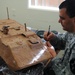 Soldiers create works of art for Thanksgiving