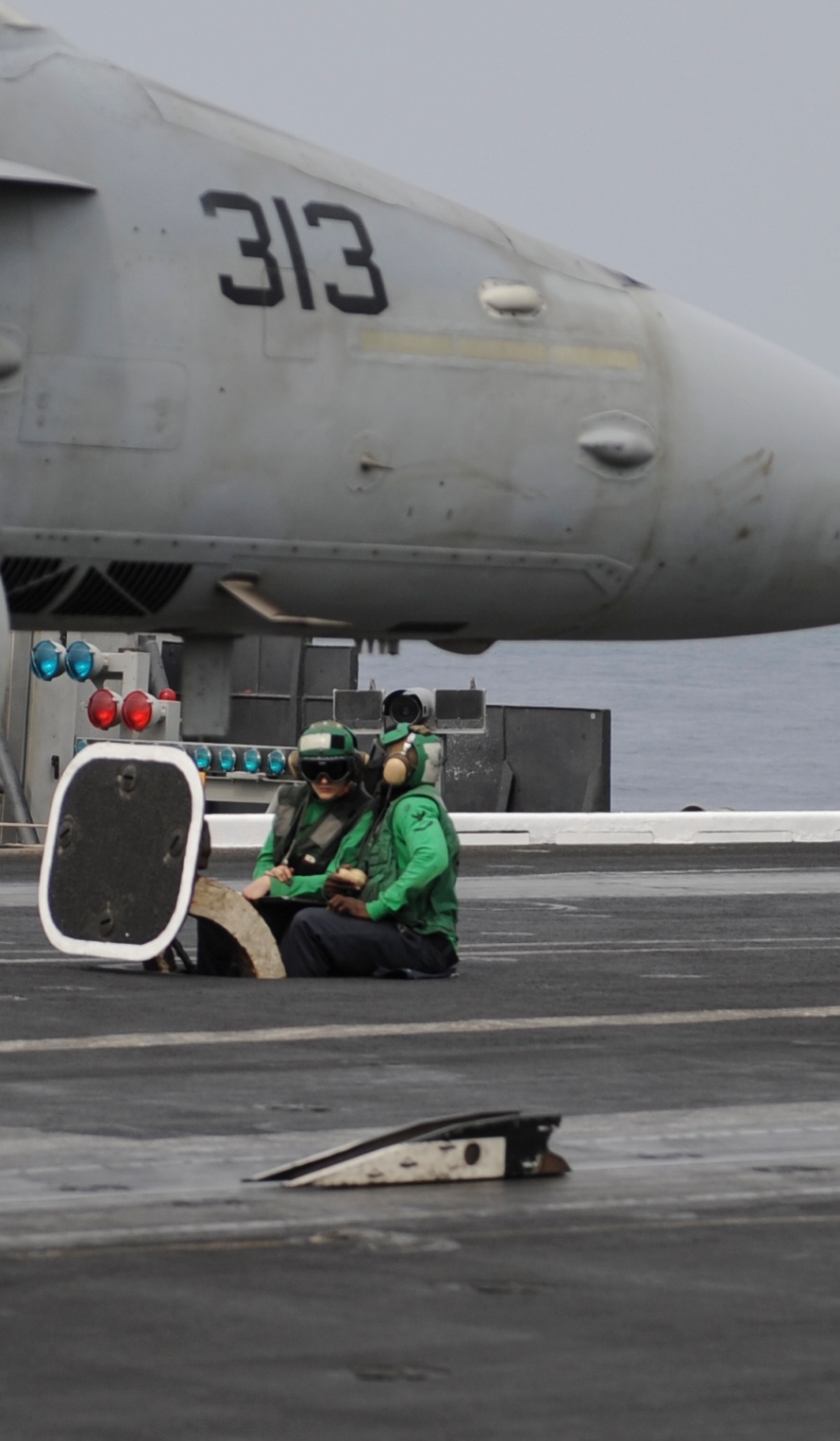 USS Nimitz flight deck operations