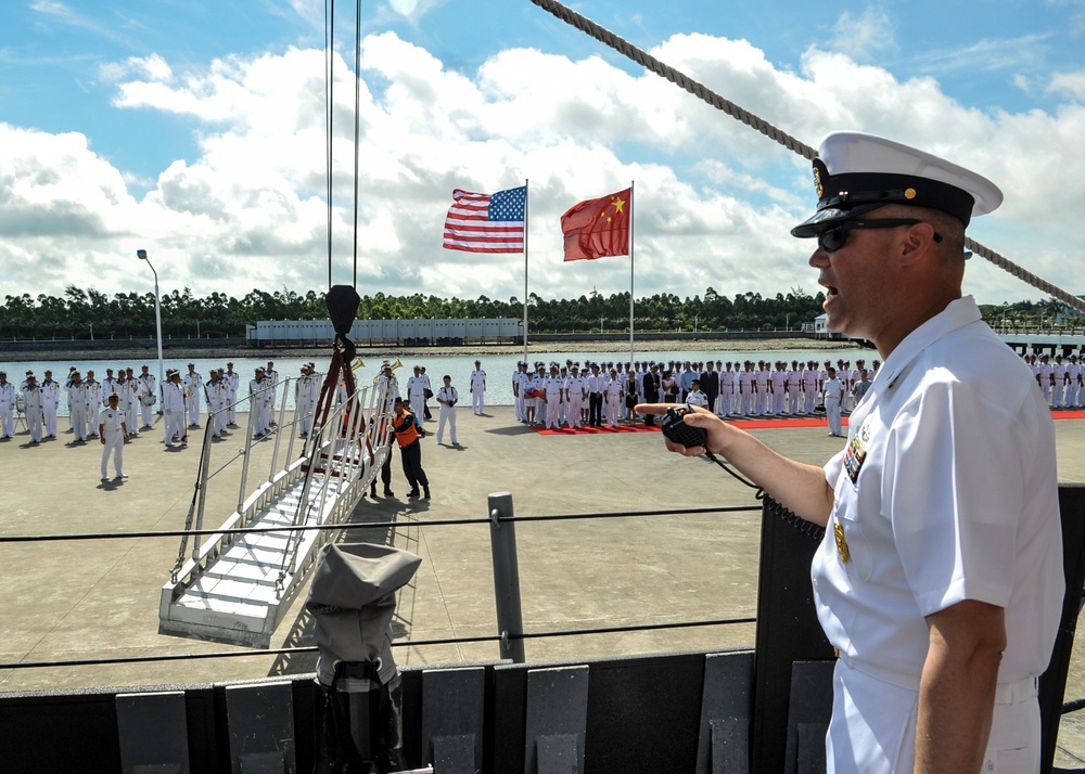 USS Shiloh in Zhanjiang