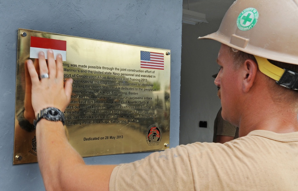 USS Tortuga community relations event