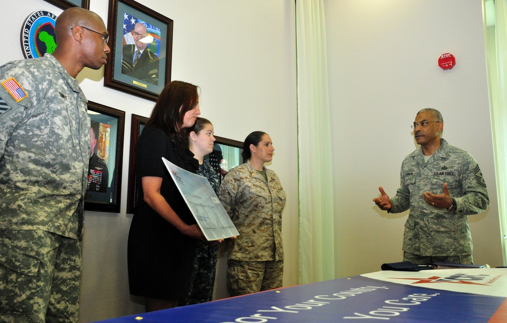 AFRICOM 2013 CFC presentation ceremony