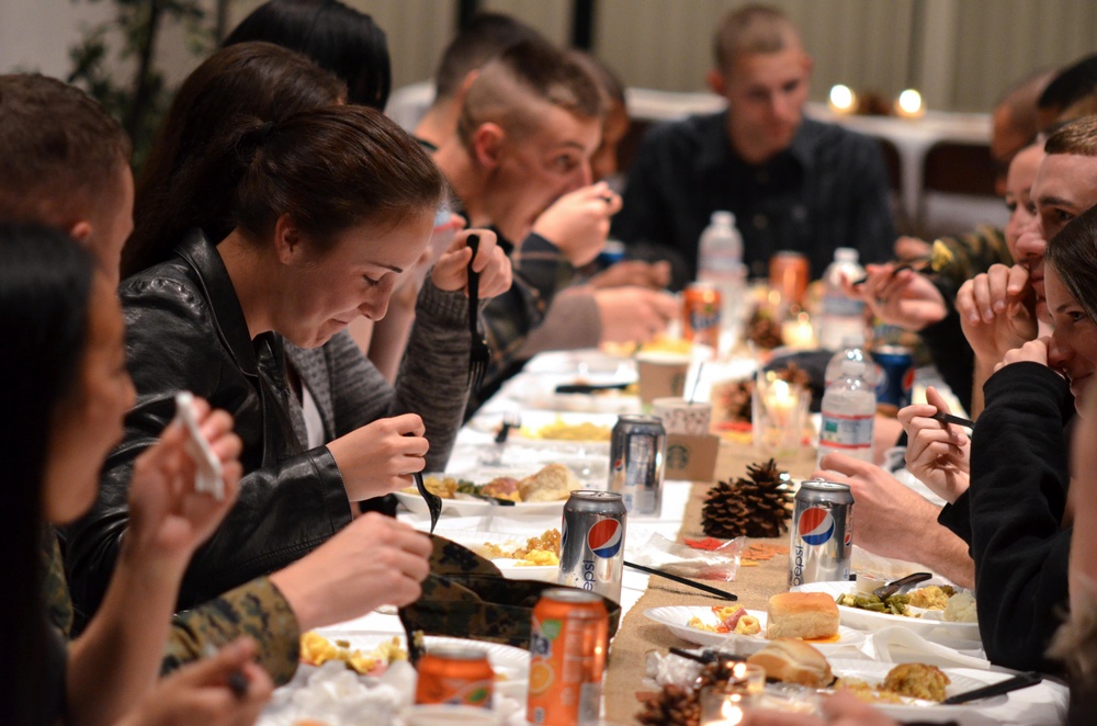 Thanksgiving dinner at NAS Oceana