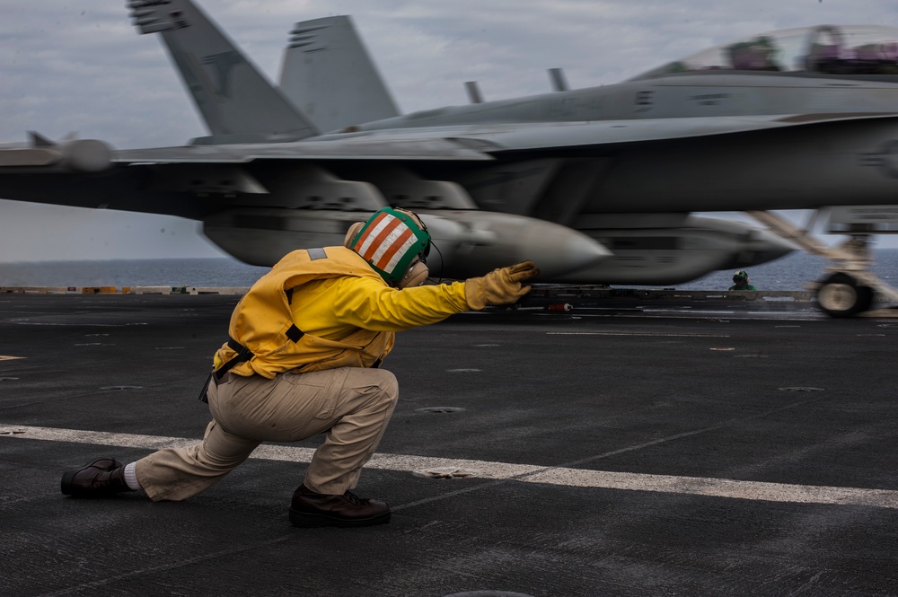 Flight operations aboard USS George Washington