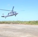 Navy Seahawk lands at Tinian North Field