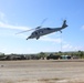 Navy Seahawk lands at Tinian North Field