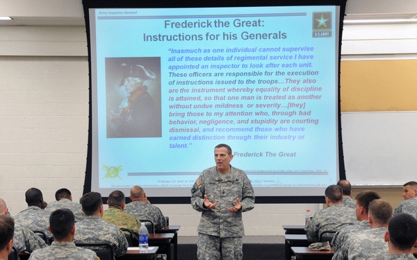 Captain's career course students