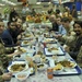Thanksgiving dinner at ISAF HQ