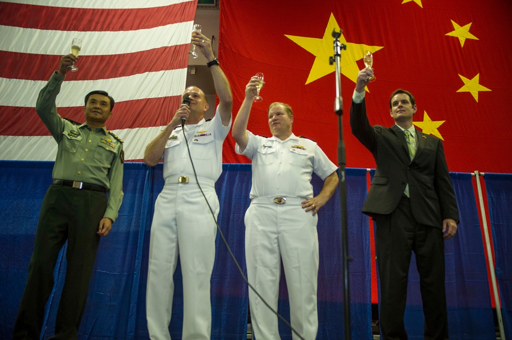 USS George Washington welcome reception