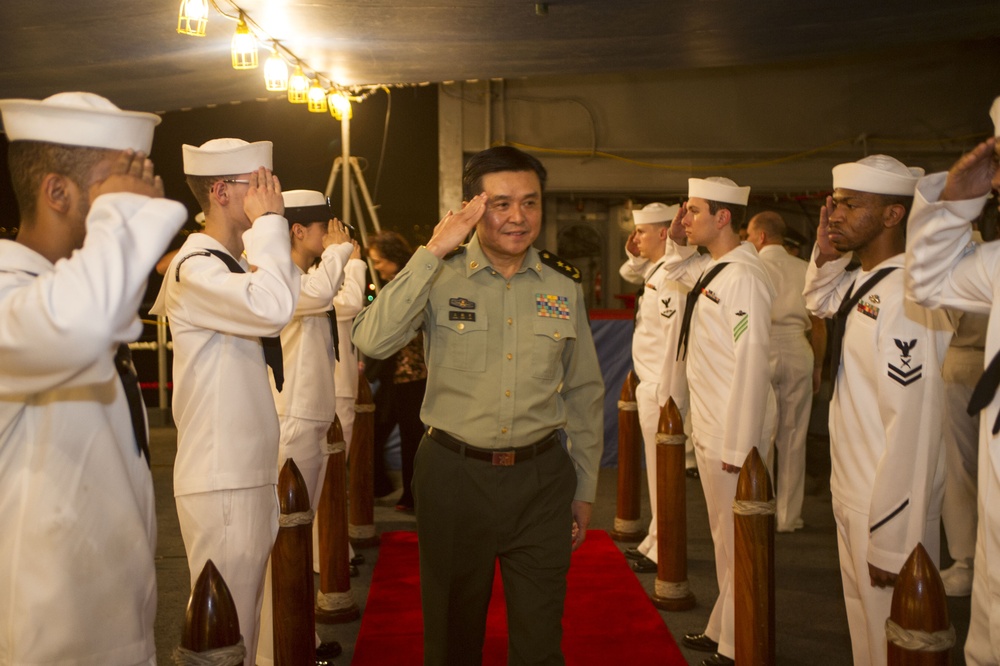 USS George Washington welcome reception