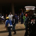 Marines participate in Bayou Classic Parade