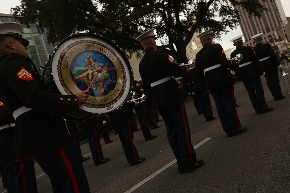 DVIDS Images Marines participate in Bayou Classic Parade [Image 4