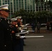 Marines participate in Bayou Classic Parade