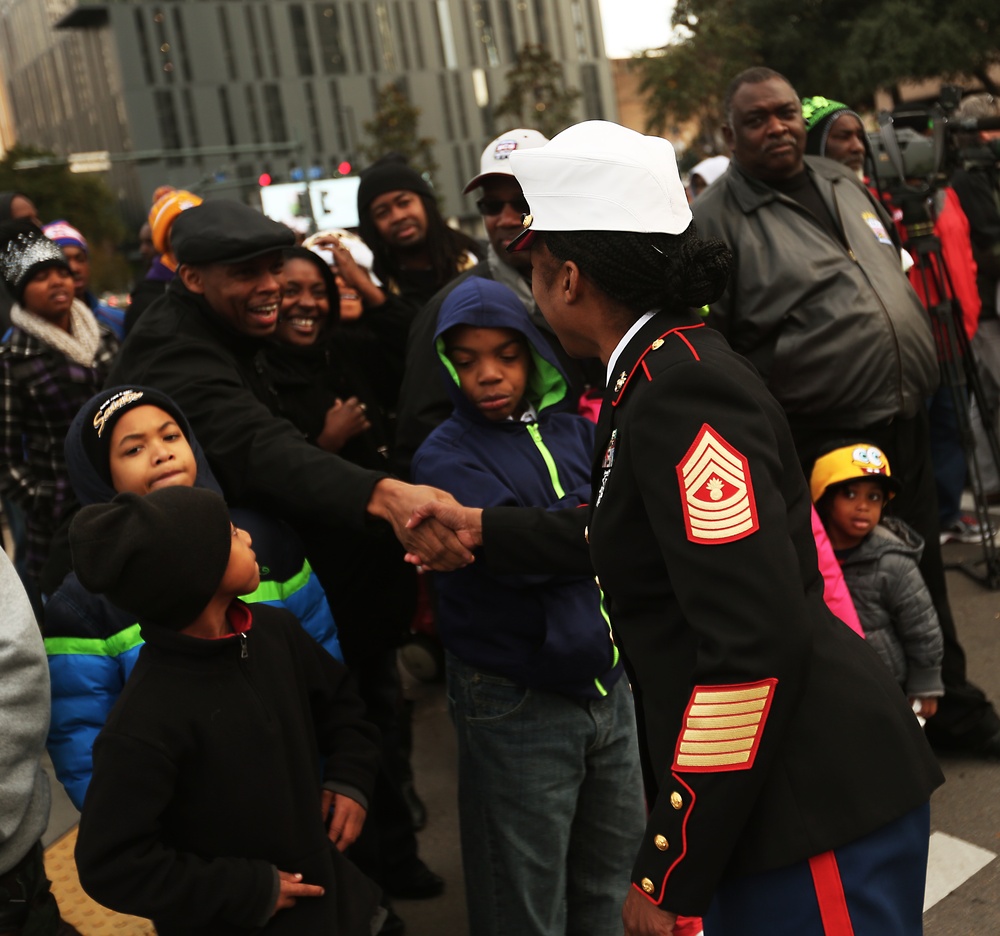 DVIDS Images Marines participate in Bayou Classic Parade [Image 7