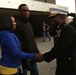 Marines participate in Bayou Classic Parade