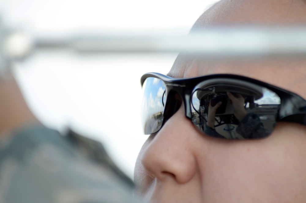 386th EOSS and Doppler forecast the weather