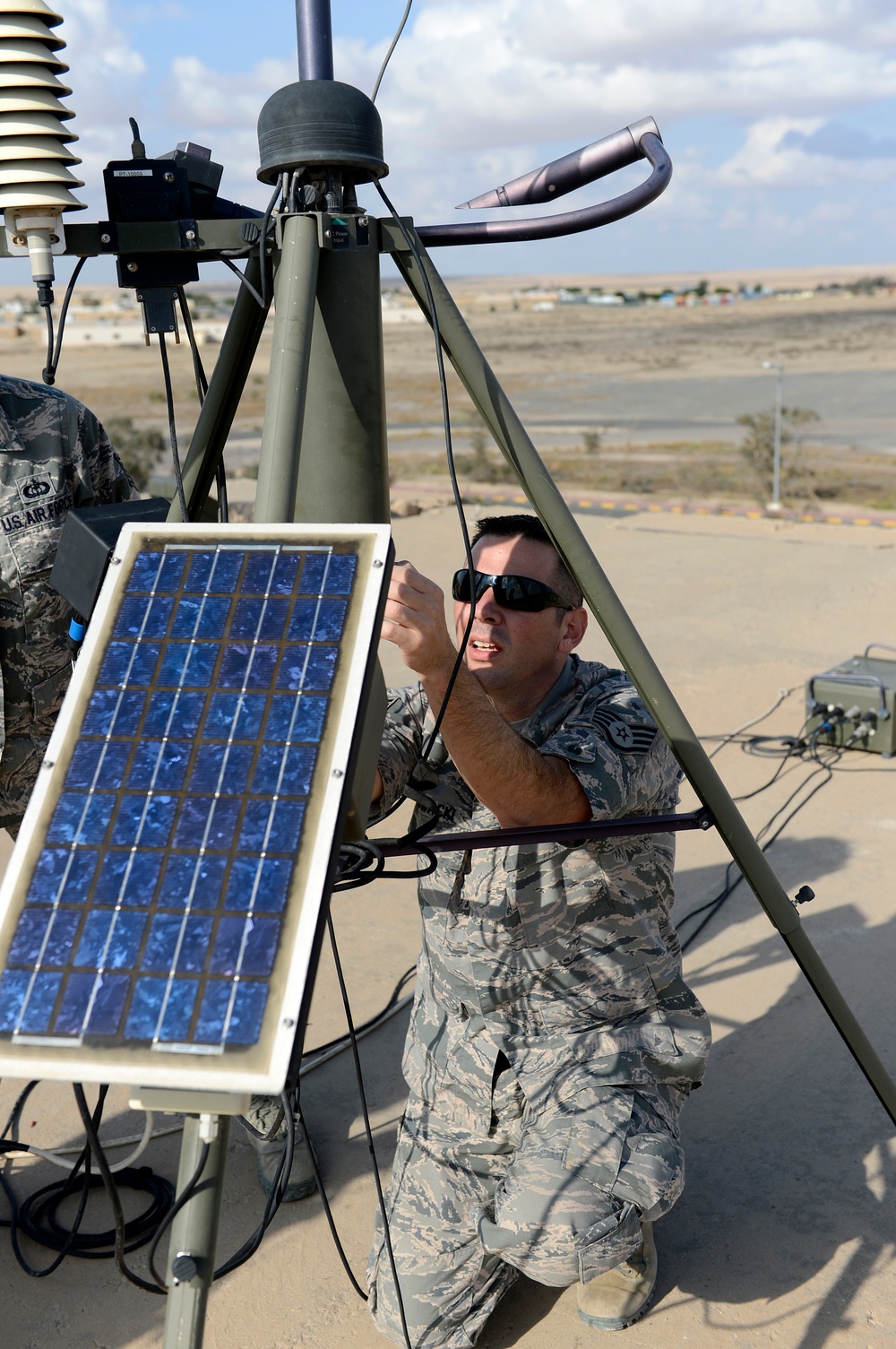 386th EOSS and Doppler forecast the weather