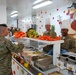 Senior officers serve Thanksgiving meals at Bagram Airfield