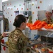 Senior officers serve Thanksgiving meals at Bagram Air Field