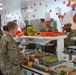 Senior officers serve Thanksgiving meals at Bagram Airfield