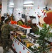 Senior officers serve Thanksgiving meals at Bagram Airfield