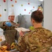 Senior officers serve Thanksgiving meals at Bagram Airfield