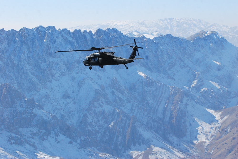 10th Combat Aviation Brigade navigates mountainous terrain