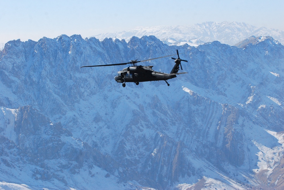 10th Combat Aviation Brigade navigates mountainous terrain