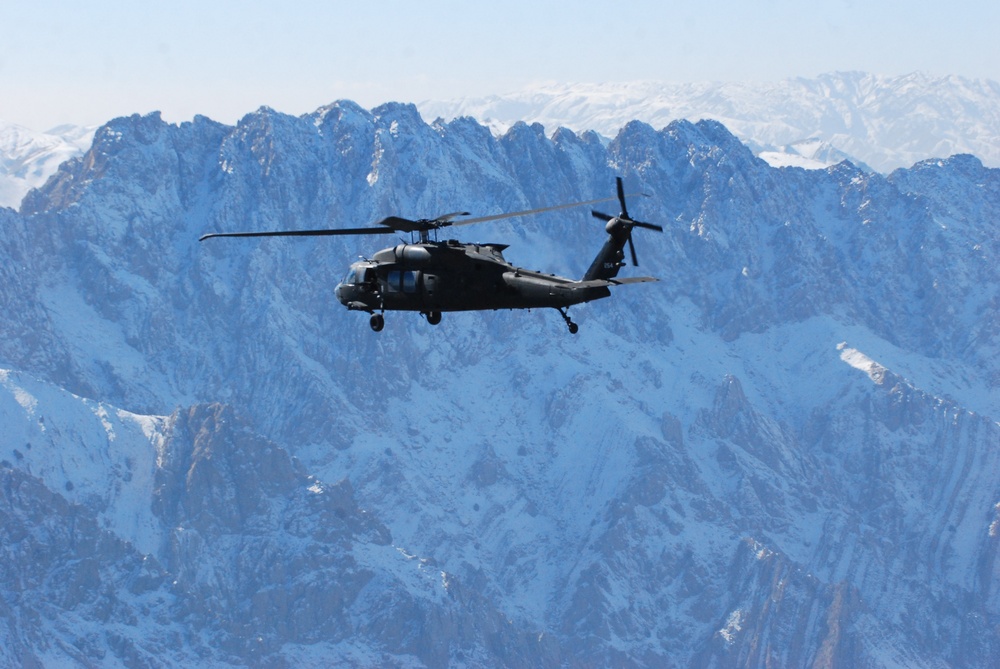 10th Combat Aviation Brigade navigates mountainous terrain